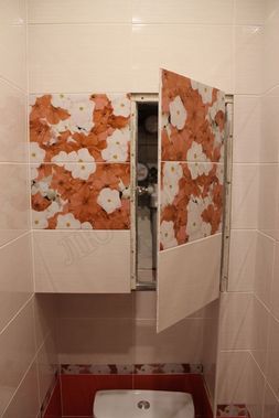 Люк под плитку Нажимной Секрет-Лайт 250*650 Люк под плитку Нажимной Секрет-Лайт 250*650