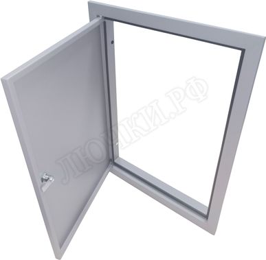 Люк сантехнический Элит усиленный 1 мм с замком 1 створка Люк сантехнический Элит усиленный 1 мм с замком 1 створка