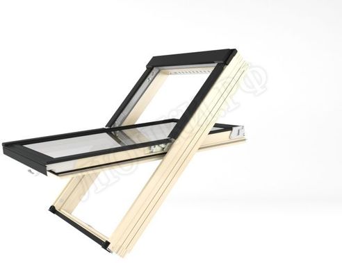 Мансардное окно Fakro FTS-V U4 Standart с двухкамерным стеклопакетом 550*980 Мансардное окно Fakro FTS-V U4 Standart с двухкамерным стеклопакетом 550*980