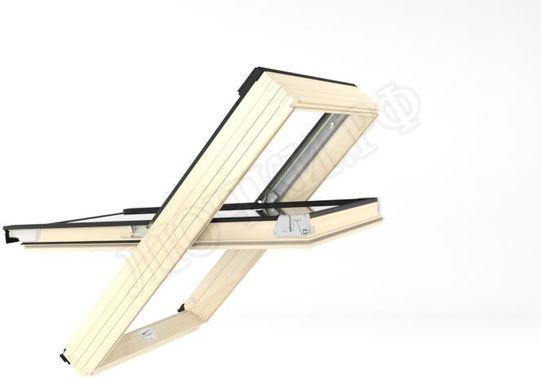 Мансардное окно Fakro FTS-V U4 Standart с двухкамерным стеклопакетом 550*980 Мансардное окно Fakro FTS-V U4 Standart с двухкамерным стеклопакетом 550*980