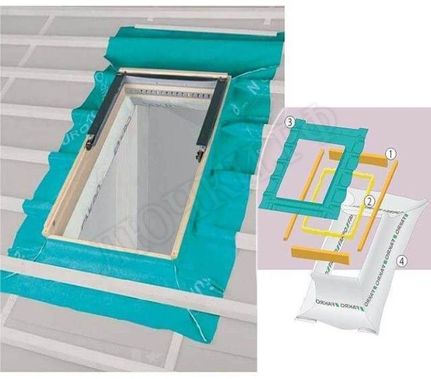 Комплект окладов XDK RU гидро-пароизоляционный с утеплением 780*980 Комплект окладов XDK RU гидро-пароизоляционный с утеплением 780*980