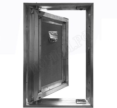 Люк-дверь под плитку Техно Противопожарный 2 створки Люк-дверь под плитку Техно Противопожарный 2 створки