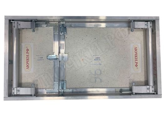 Люк под плитку Нажимной Секрет-Лайт 2 створки 1100*450 Люк под плитку Нажимной Секрет-Лайт 2 створки 1100*450