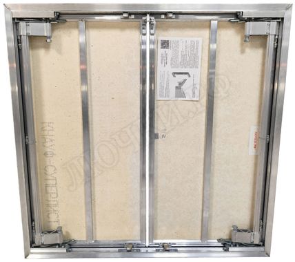 Люк под плитку Нажимной Мега Алюм 2.0, 2 створки 1900*1150 Люк под плитку Нажимной Мега Алюм 2.0, 2 створки 1900*1150