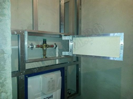 Люк под плитку Нажимной Секрет-Лайт 250*650 Люк под плитку Нажимной Секрет-Лайт 250*650