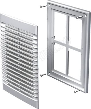 Решетка пластиковая Серия МВ 126 с сеткой Решетка пластиковая Серия МВ 126 с сеткой