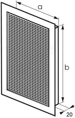 Решетка металлическая с перфорацией 3*5 мм врезная 200*1350 Решетка металлическая с перфорацией 3*5 мм врезная 200*1350